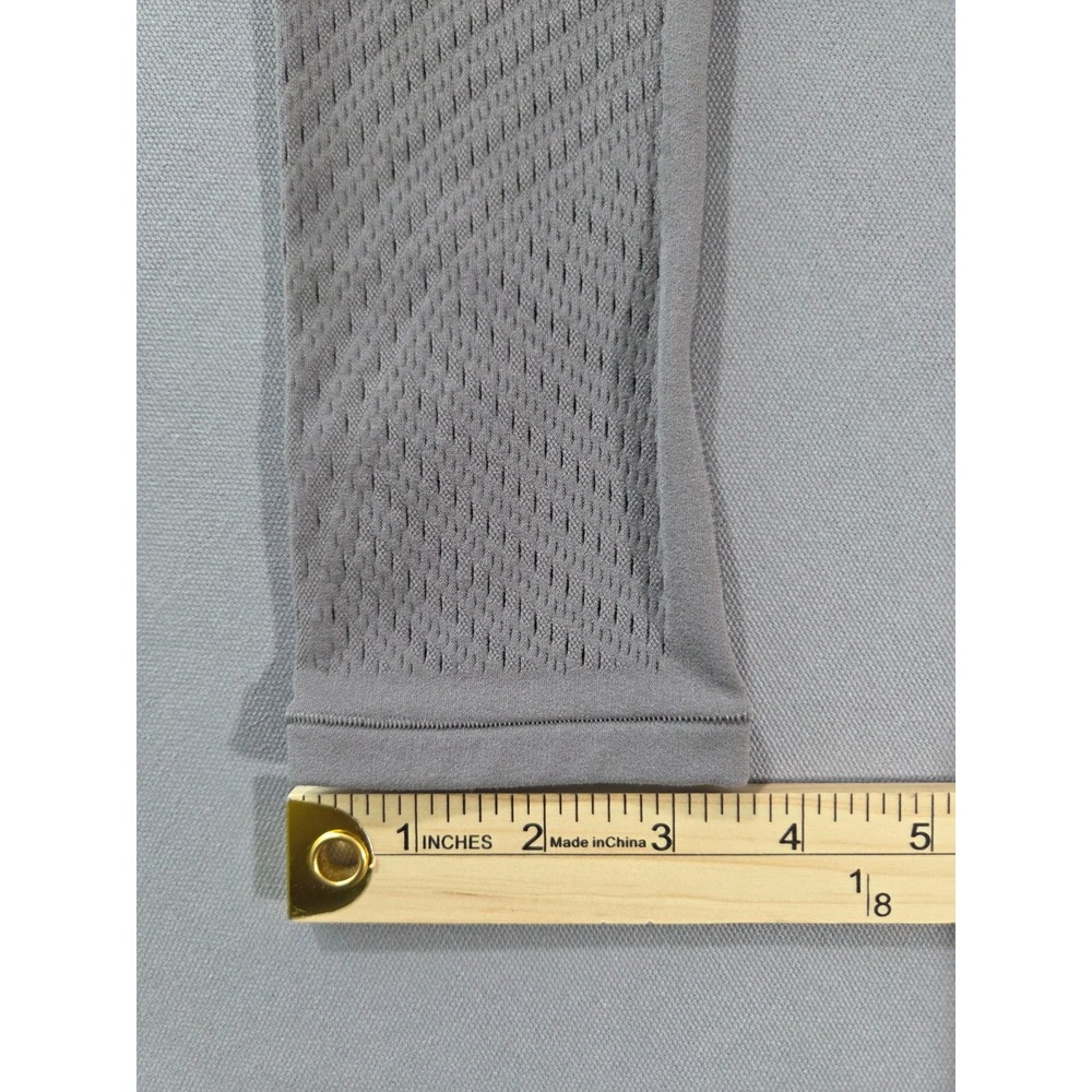 Lululemon Leggings Womens 4 Gray Mesh Reveal Running Mindful Motion Pants Active - Picture 7 of 10